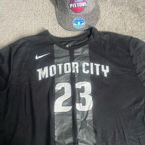 Motor City 23 Black Jersey Shirt